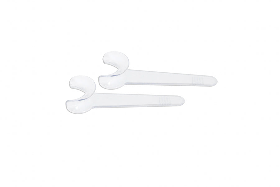 Orthodontic single-sided C-shaped cheek retractors, 2-pack