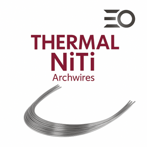 Thermal Nickel Titanium rectangular orthodontic archwires, heat-activated and superelastic, designed for finishing and torque control in orthodontic treatment, available in natural or ovoid shapes for upper and lower arches
