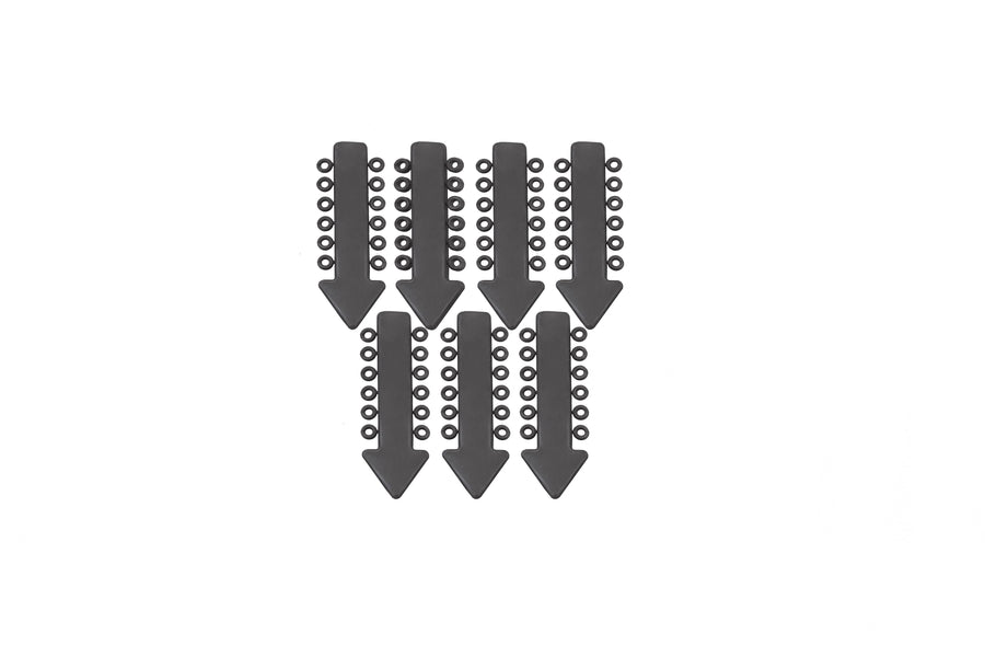 Elastic Ligatures for Braces – 1080 Pieces, 28 Colors