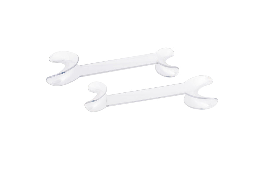 Orthodontic double-sided C-shaped cheek retractors, 2-pack