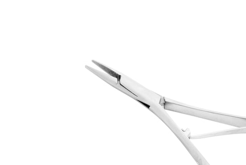 Elite Pro Mathieu plier — self-locking orthodontic ligature tying and elastic placement plier, stainless steel, autoclavable