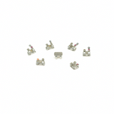 Elite metal orthodontic brackets individual 10-pack UR1–LL5 — Roth or MBT, .018 or .022 slot