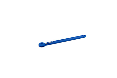 Stainless steel orthodontic RPE key used for activating rapid palatal expanders, featuring ergonomic loop handle for controlled screw turning