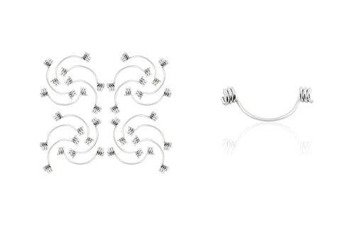Orthodontic torquing spring (Warren spring) for anterior root torque on rectangular archwires – bag of 10