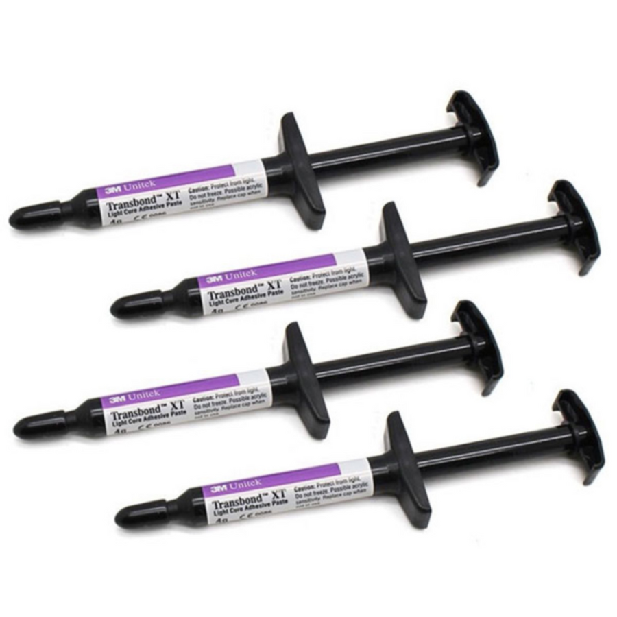 Transbond light-cure orthodontic bracket adhesive syringes, 4-pack