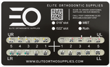 Elite Orthodontic Supplies product label with branding and specifications.
