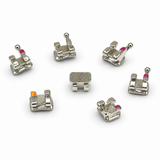 Elite Metal Brackets – Individual 10-Pack (UR1–LL5) | Roth or MBT | .018 & .022 Slot
